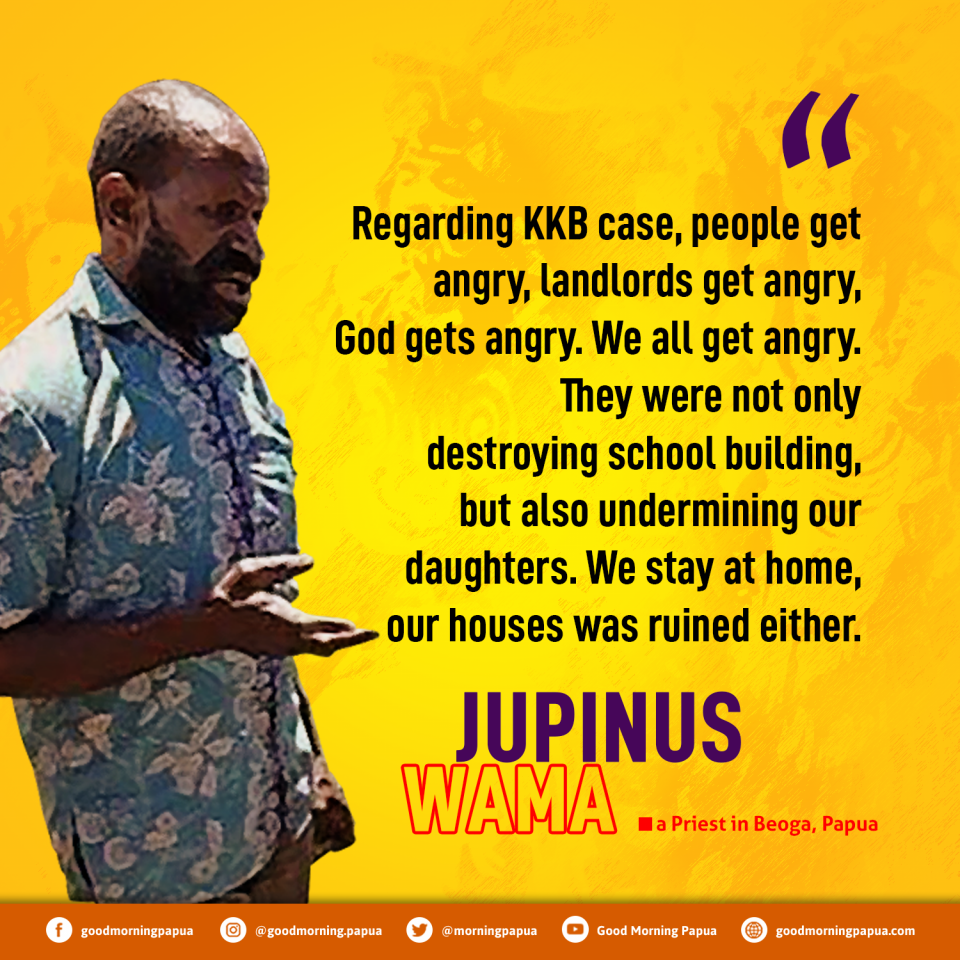 Regarding KKB of Papua, a Priest in Beoga: People Get Angry, Landlords Get Angry, God Gets Angry