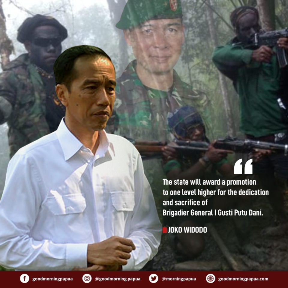 Killed By KKB Shot, Jokowi; The State Will Award a Promotion to One Level Higher for the Dedication