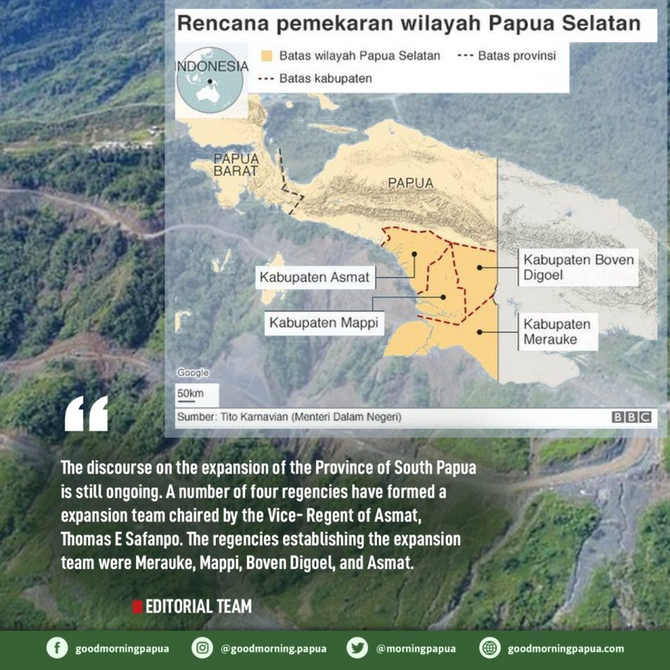 4 Regencies Form a Team of the Expansion of South Papua Province